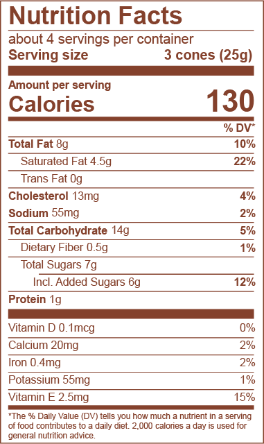 hazelnut-cocoa-shortbread Ingredients Facts
