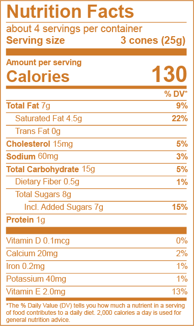 salted-caramel-shortbread Ingredients Facts